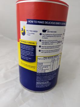 Birds Vanilla Custard Pulver, Dose mit 600g Nettogewicht